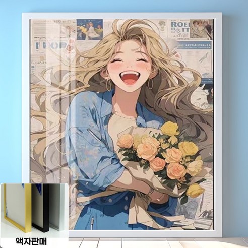 슈슈보석십자수 멋진 풍경 캐릭터도안 모음 패브릭형 40X50 DIY 비즈공예, 1세트, SU73