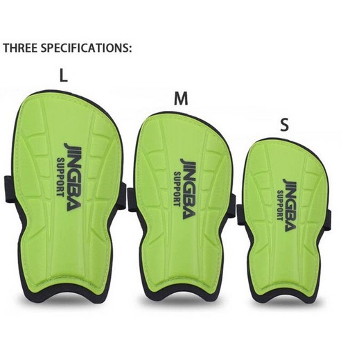 Jingba 지원 2019 신 패드 지원 어린이 신 가드 축구 신 프로텍터 성인 축구 espinilleras de f tbol dropshipping, 에스(5.8cmx15cm), 녹색
