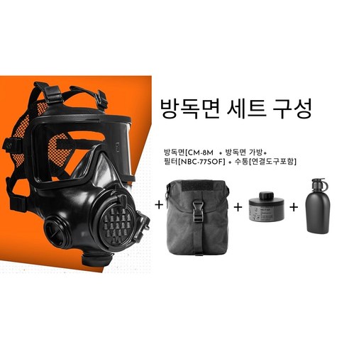 재난이 닥치기 전에, MIRA SAFETY CM-8M 방독면으로 대비하십시오.