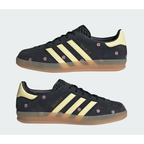 아디다스 스니커즈 가젤 GAZELLE INDOOR Core Black / Almost Yellow / Silver Dawn 아디다스키즈운동화