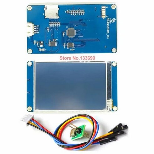 Nextion-HMI 지능형 스마트 USART SPI 터치 TFT LCD 모듈 디스플레이 2.4 2.8 3.2 3.5 인치 라즈베리 파, 01 Nextion 3.5 inch HMI