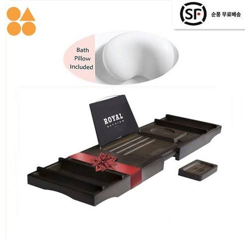 받침대 욕실 욕조 테이블 트레이 반신욕 거치대, 사쿠라 핑크 욕조선반+화이트 베개 컬렉션 추가 구매 시