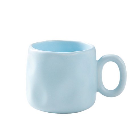 마카롱 머그컵 머그잔 커피잔, 푸른색, 1개