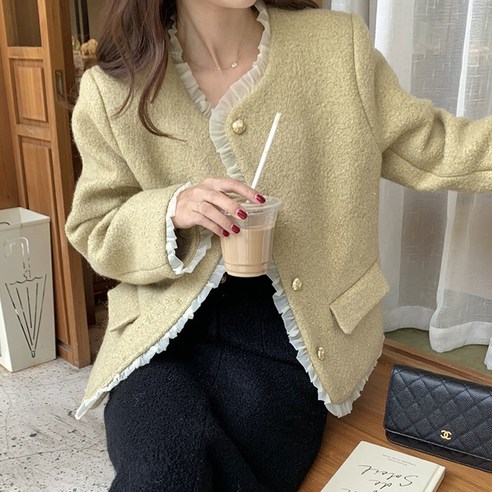 코코블랑 엘프 프릴포인트 자켓