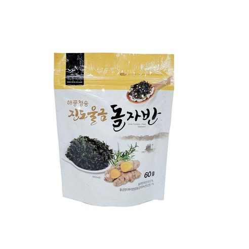 [해풍청송] 해풍청송 진도울금돌자반 60g, 1개