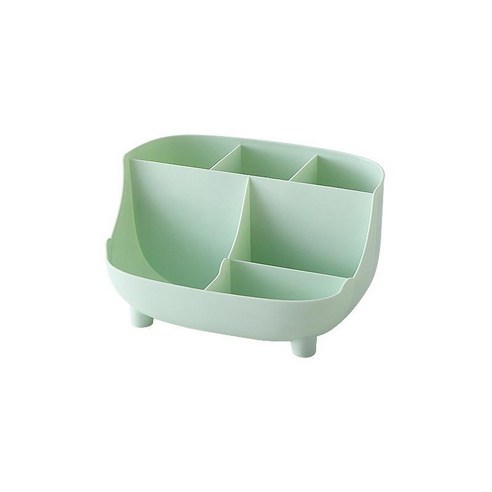 펜꽂이 다용도 꽂이함 책상수납함 오거나이저 미니서랍 연필꽂이 다용도정리함 문구스텐드, 1개, 그린