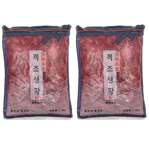 토호 적초생강 1.3kg 2개입, 2세트, 2.6kg