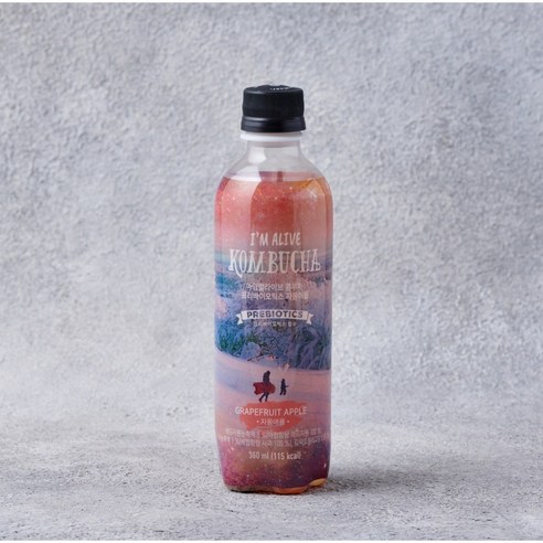 아임얼라이브 콤부차360ml(자몽애플)PET, 360ml, 6개입×1팩