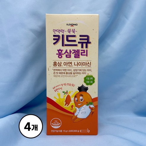 일동제약 키드큐 홍삼젤리, 15g, 80개