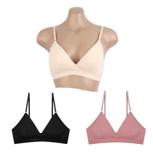 편안함과 아름다움을 동시에! 노와이어 빅사이즈 순면 코튼 브라로 섬세한 안심을 입다.