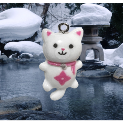 고양이 애호가를 위한 매력적인 닌자 고양이 키링