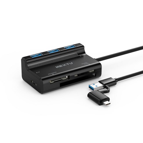 넥스트 USB3.0 3포트 OTG 멀티허브 NEXT-513OTG