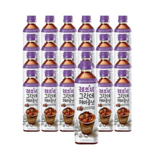 레쓰비 그란데 헤이즐넛 500ml 24 페트, 24개, 상세페이지 참조