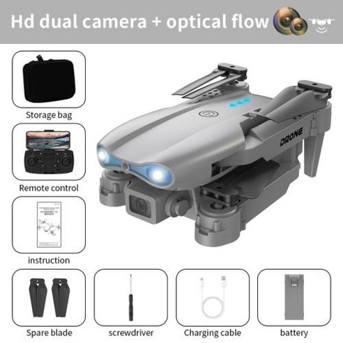 E99S 브러시리스 드론 카메라 장착 전문 드론 8K 카메라 플래시 RC 장애물 회피 미니 드론 듀얼, 15) E99SBlackflash