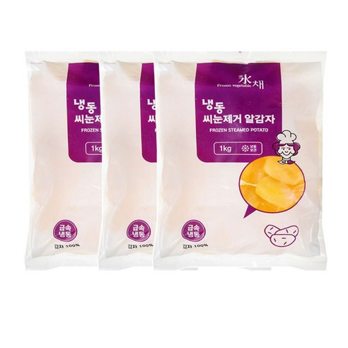 껍질깐 냉동 통감자 휴게소 알감자1kg, 3개, 1kg 감자김동인 Best Top5