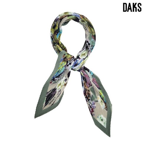 우아함과 실용성을 겸비한 닥스 플리츠 스카프: SKO061 베이지 컬렉션 닥스플리츠스카프