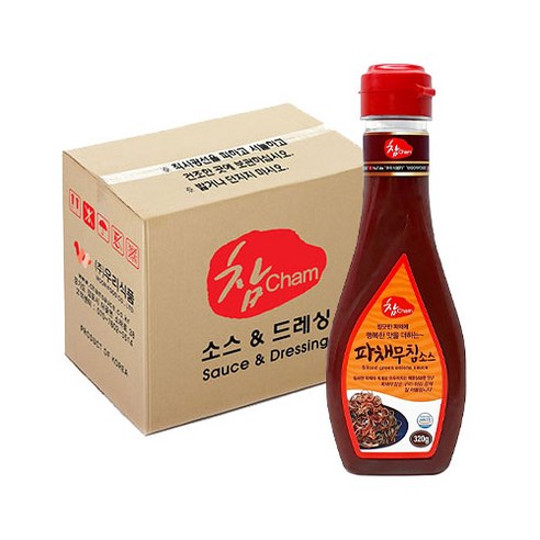 참 파채무침소스 320g 박스 12개 파채 양파절임 양념 소스
