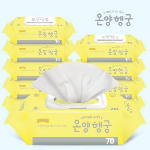 온양행궁 네이쳐 70매 10팩, 10개