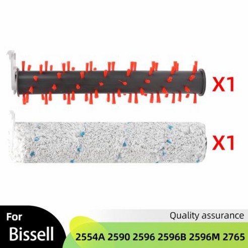 청소기 교체 호환 롤러 브러쉬 Bissell 크로스웨이브 무선 메인 브러시 HEPA 필터 Max 2554 2554A 2590 2596 2596B 2596M 2765 2765F 27, 19 SET 6