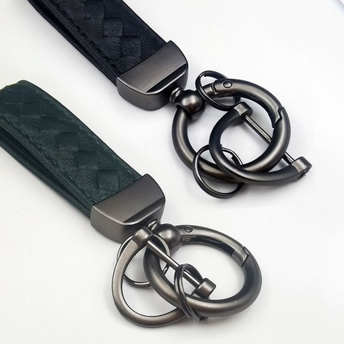 고급스럽고 안전한 자동차 보호자: 댓츠댓 고급스러운 자동차 양가죽 키링