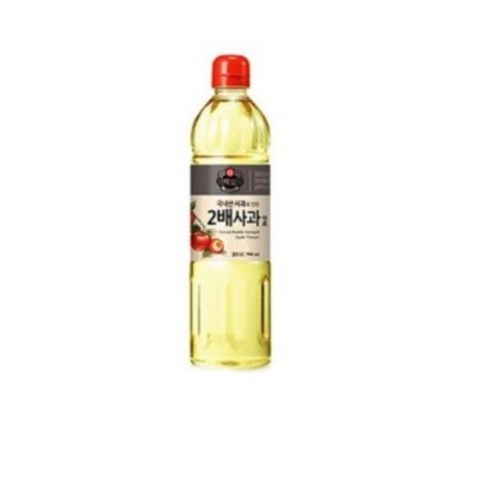 백설 2배 사과식초, 2개, 900ml