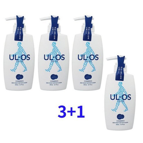 3+1 우르오스 스킨 워시 올인원 클렌저 500ml