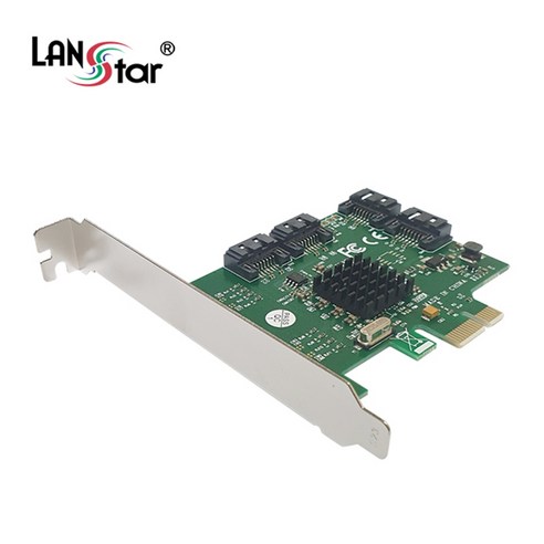 LANstar 4포트 SATA3 PCI Express 카드 LS-PCIE-4SATA, PCIE-4SATA 1대