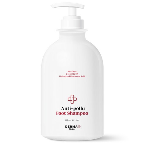 아케이 더마 안티폴루 풋 샴푸 550ml, 1개