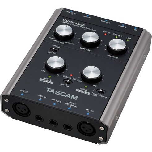 타스캠 일본직발송 1. 티악(TEAC) TASCAM 오디오 인터페이스 US-144MK2 B002P5T3CE, One Size, One Color