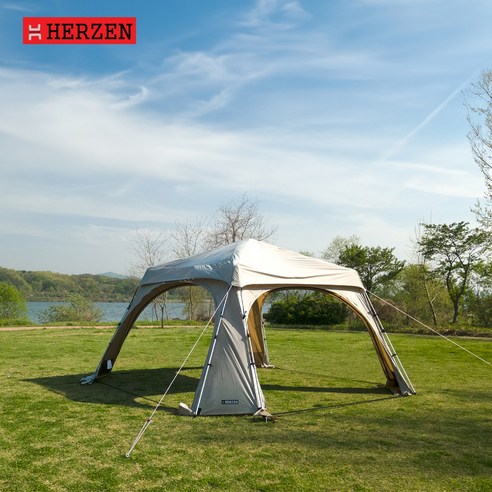 답답한 캠핑은 이제 그만! 사방팔방 시원한 개방감, 에르젠 라운지 이지쉘터로 즐겨봐 에르젠라운지쉘터