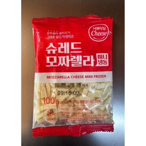 서울우유치즈 슈레드 모짜렐라 미니 100gx5, 100g, 5개