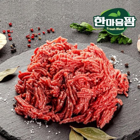 [한마음팜] 1등급 암소 한우 다짐육 600g (300g x 2팩), 2개