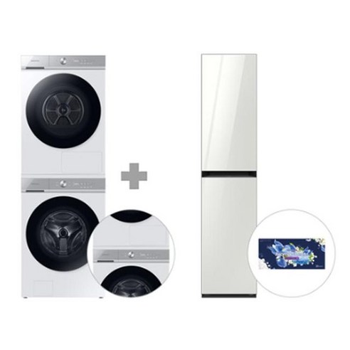 LG전자 드럼세탁기 삼성 세탁기+건조기+에어드레서 DV17A9720BW+WF21A9400KW+DF18CB8600WR, 단일옵션