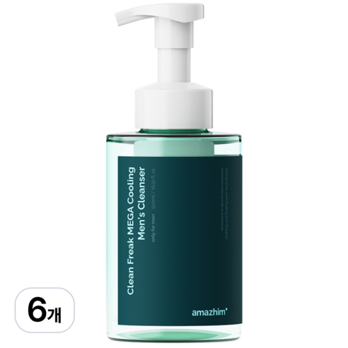 어메즈힘 클린프릭 메가 쿨링 남성청결제, 6개, 500ml