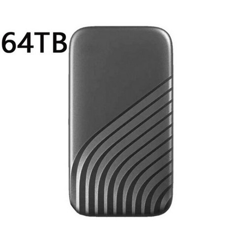 외장하드 고속 휴대용 SSD 500GB 1TB SSD 타입-C USB3.1 16TB 8TB 외장 솔리드 스테이트 드라이브 노트북 PS4 용 2TB 1TB 모바일 하드 드라이브, 128TB Blue  Best 5