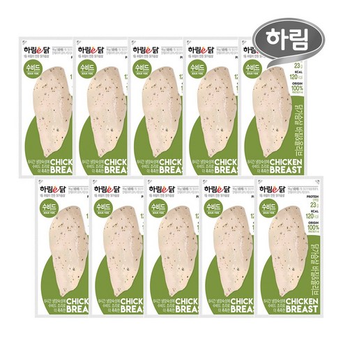 하림e닭 수비드닭가슴살바질앤올리브 115g