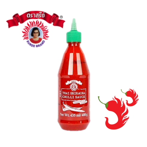 [M&F 본사 정품] 수리 스리라차 쓰리라차 칠리 소스 435ml, 3개