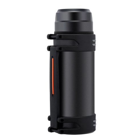 2.0L 여행 주전자 글씨 새김 선물 보온컵 보온병 야외 운동 주전자 스테인리스강 보온병, 2L, 검정색