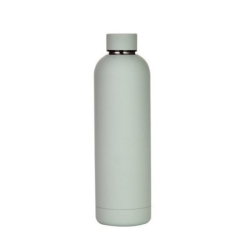 ZZJJC 2단 304 스테인리스 텀블러 물병 750ML 대용량 아웃도어 스포츠 스크럽 물컵, 청백색