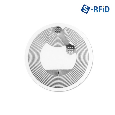 S-RFID NFC 태그 스티커 칩 라벨 카드 인쇄 제작, 1개, 11.원형 NFC 투명 스티커 태그(No.213) nfcrfid복사기