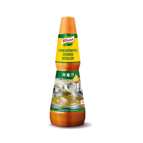 크노르 농축 치킨 부용, 1kg, 3개