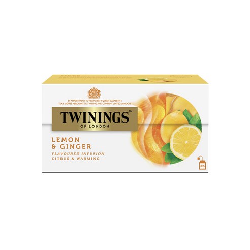 twg 트와이닝 차 레몬 진저 레몬진저티 twinings 생강 티백 25t, 단품