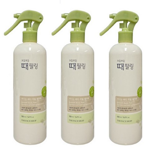 더페이스샵 보들보들 때필링 각질 제거제, 500ml, 3개