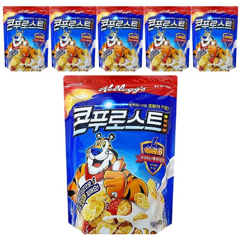 켈로그 콘푸로스트 시리얼, 600g, 6개