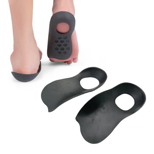 메이리앤 1+1 아치깔창 기능성 평발 교정 깔창 족저근막염 지간신경종 신발 깔창, 블랙 남성용