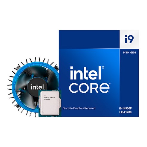 박스 인텔 코어14세대 정품 i9-14900F CPU (랩터레이크 리프레시 LGA1700 쿨러포함), 1개, 선택하세요