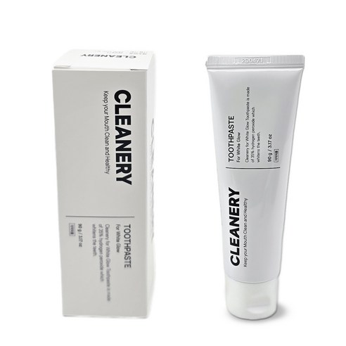 클리너리 미백치약 포 화이트 글로우 미백 치약, 2개, 90g