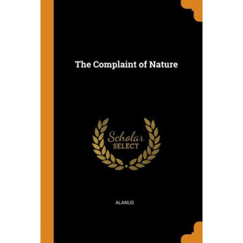 (영문도서) The Complaint of Nature Paperback, Franklin Classics, English, 9780341771173