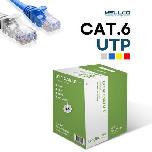 CAT.6 UTP 4Pair 다이렉트 PC케이블 랜케이블 1M ~ 50M 305M, 5M, 회색