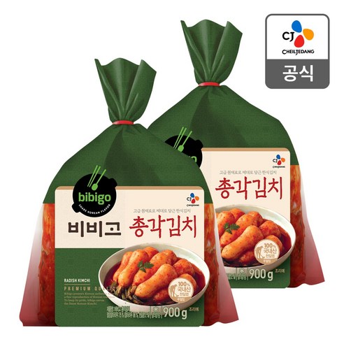 비비고 총각김치 900G X 2개